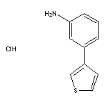 3-(Thiophen-3-yl)aniline hydrochloride