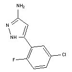 5-(5-chloro-2-fluorophenyl)-1H-pyrazol-3-amine