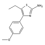 5-ethyl-4-(4-methoxyphenyl)-1,3-thiazol-2-amine