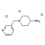 1-(pyridin-3-ylmethyl)piperidin-4-amine trihydrochloride