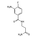 3-[(3-amino-4-fluorophenyl)formamido]propanamide