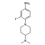 1-(4-amino-2-fluorophenyl)-N,N-dimethylpiperidin-4-amine