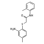 2-[(2-amino-4-methylphenyl)sulfanyl]-N-(2-methylphenyl)acetamide