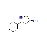 5-cyclohexylpyrrolidin-3-ol