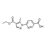 6-[4-(Ethoxycarbonyl)-5-methyl-1H-pyrazol-1-yl]nicotinic Acid
