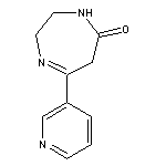 5-(pyridin-3-yl)-2,3,6,7-tetrahydro-1H-1,4-diazepin-7-one