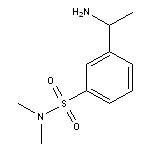 3-(1-aminoethyl)-N,N-dimethylbenzene-1-sulfonamide