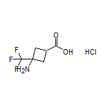 3-Amino-3-(trifluoromethyl)cyclobutanecarboxylic Acid Hydrochloride