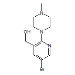 [5-Bromo-2-(4-methylpiperazin-1-yl)pyridin-3-yl]methanol