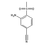 3-amino-4-methanesulfonylbenzonitrile