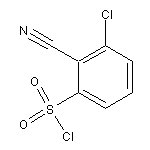 3-Chloro-2-cyano-1-benzenesulfonyl Chloride