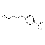 4-[(3-Hydroxypropyl)sulfanyl]benzoic acid