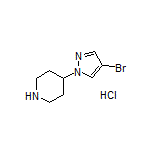4-(4-Bromo-1H-pyrazol-1-yl)piperidine Hydrochloride