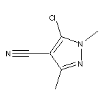 5-Chloro-1,3-dimethyl-1H-pyrazole-4-carbonitrile