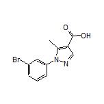 1-(3-bromophenyl)-5-methyl-1H-pyrazole-4-carboxylic acid