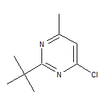 2-(tert-Butyl)-4-chloro-6-methylpyrimidine