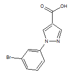 1-(3-Bromophenyl)-1H-pyrazole-4-carboxylic Acid
