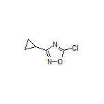 5-chloro-3-cyclopropyl-1,2,4-oxadiazole