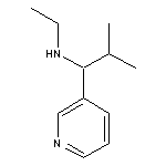 ethyl[2-methyl-1-(pyridin-3-yl)propyl]amine