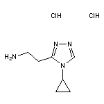 2-(4-Cyclopropyl-4H-1,2,4-triazol-3-yl)ethanamine Dihydrochloride