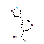 5-(1-Methyl-1H-pyrazol-4-yl)pyridine-3-carboxylic Acid