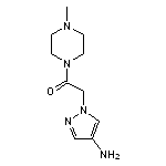2-(4-amino-1H-pyrazol-1-yl)-1-(4-methylpiperazin-1-yl)ethan-1-one