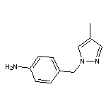 4-[(4-methyl-1H-pyrazol-1-yl)methyl]aniline