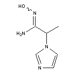 N’-hydroxy-2-(1H-imidazol-1-yl)propanimidamide