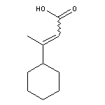 3-cyclohexylbut-2-enoic acid