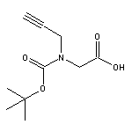2-[Boc(prop-2-yn-1-yl)amino]acetic Acid