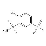 2-chloro-5-methanesulfonylbenzene-1-sulfonamide