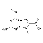 2-amino-4-methoxy-7-methyl-7H-pyrrolo[2,3-d]pyrimidine-6-carboxylic acid