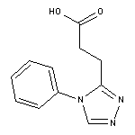 3-(4-Phenyl-4H-1,2,4-triazol-3-yl)propanoic acid