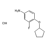 4-(cyclopentyloxy)-3-fluoroaniline hydrochloride