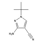 3-Amino-1-(tert-butyl)-1H-pyrazole-4-carbonitrile