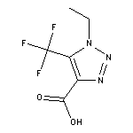 1-ethyl-5-(trifluoromethyl)-1H-1,2,3-triazole-4-carboxylic acid