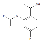 1-[2-(Difluoromethoxy)-4-fluorophenyl]ethanol