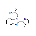 2-[2-(4-Methyl-5-thiazolyl)-1H-benzo[d]imidazol-1-yl]acetic Acid