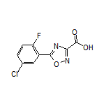5-(5-chloro-2-fluorophenyl)-1,2,4-oxadiazole-3-carboxylic acid