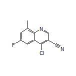 4-Chloro-6-fluoro-8-methylquinoline-3-carbonitrile