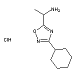 1-(3-Cyclohexyl-1,2,4-oxadiazol-5-yl)ethanamine Hydrochloride
