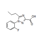 1-(2-fluorophenyl)-5-propyl-1H-1,2,4-triazole-3-carboxylic acid