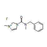 1-[Benzyl(methyl)carbamoyl]-3-methyl-1H-imidazol-3-ium Iodide