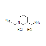 2-[3-(Aminomethyl)piperidin-1-yl]acetonitrile Dihydrochloride