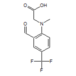 2-[[2-Formyl-4-(trifluoromethyl)phenyl](methyl)amino]acetic Acid