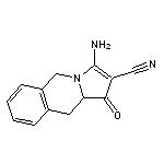 3-amino-1-oxo-1,5,10,10a-tetrahydropyrrolo[1,2-b]isoquinoline-2-carbonitrile