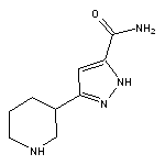 3-(piperidin-3-yl)-1H-pyrazole-5-carboxamide