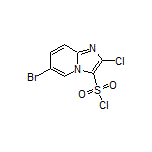 6-bromo-2-chloroimidazo[1,2-a]pyridine-3-sulfonyl chloride