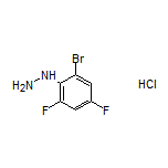 (2-Bromo-4,6-difluorophenyl)hydrazine Hydrochloride