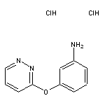 3-(pyridazin-3-yloxy)aniline dihydrochloride